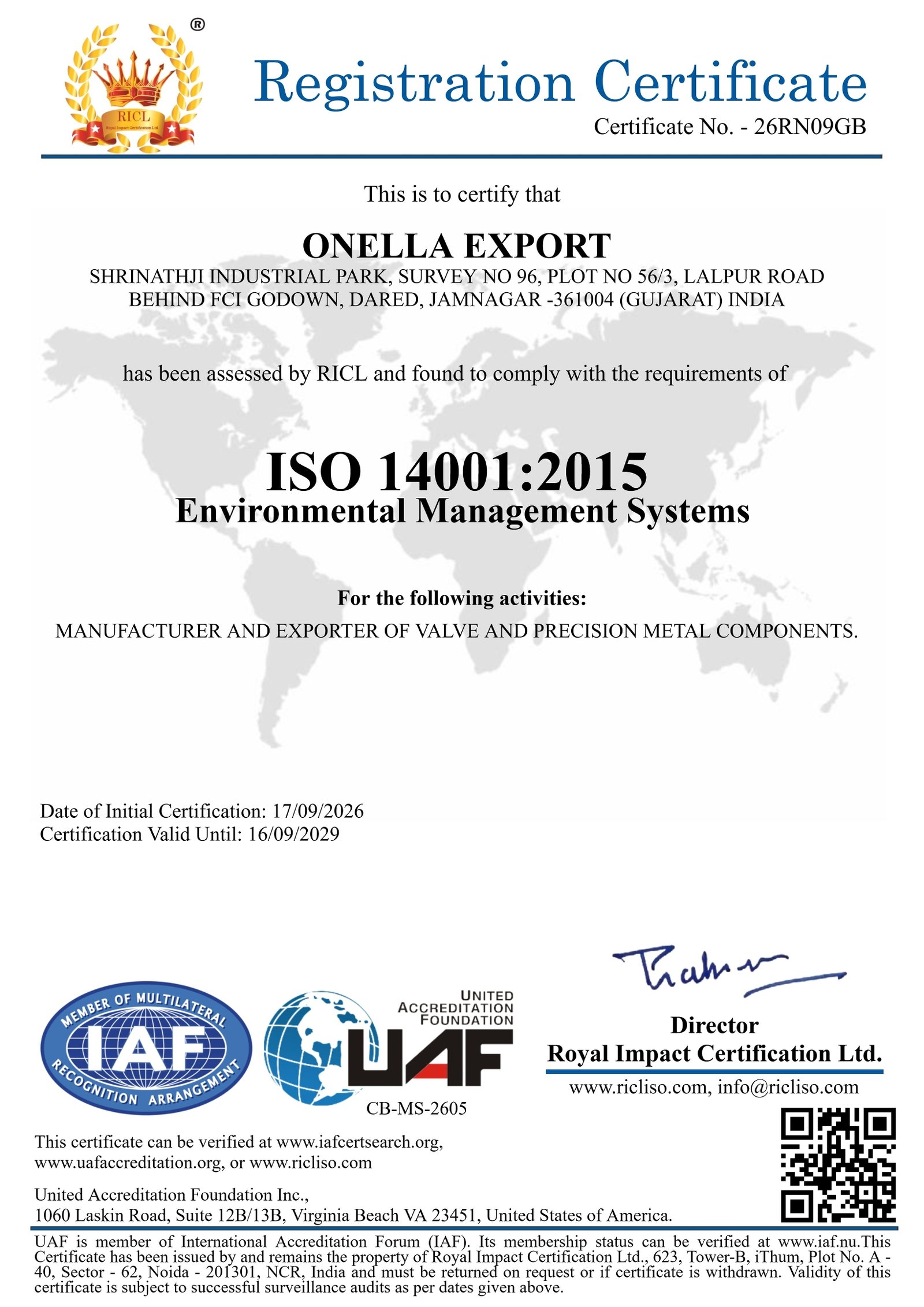 ONELLA EXPORT EMS